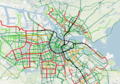 רשת תחבורה אופניים ומכוניות אמסטרדם.PNG